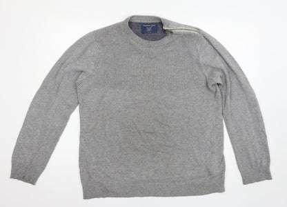 Twisted Soul Mens Grey   Pullover Jumper Size L