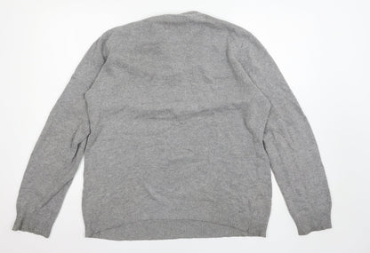 Twisted Soul Mens Grey   Pullover Jumper Size L