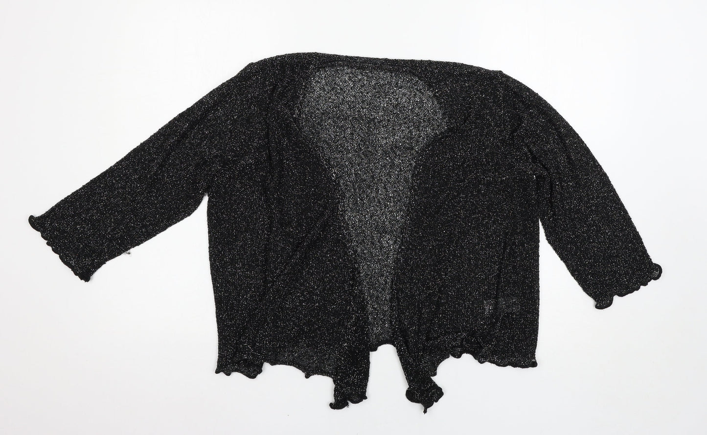 Womens UK Size M BM Black Cardigan Jumper