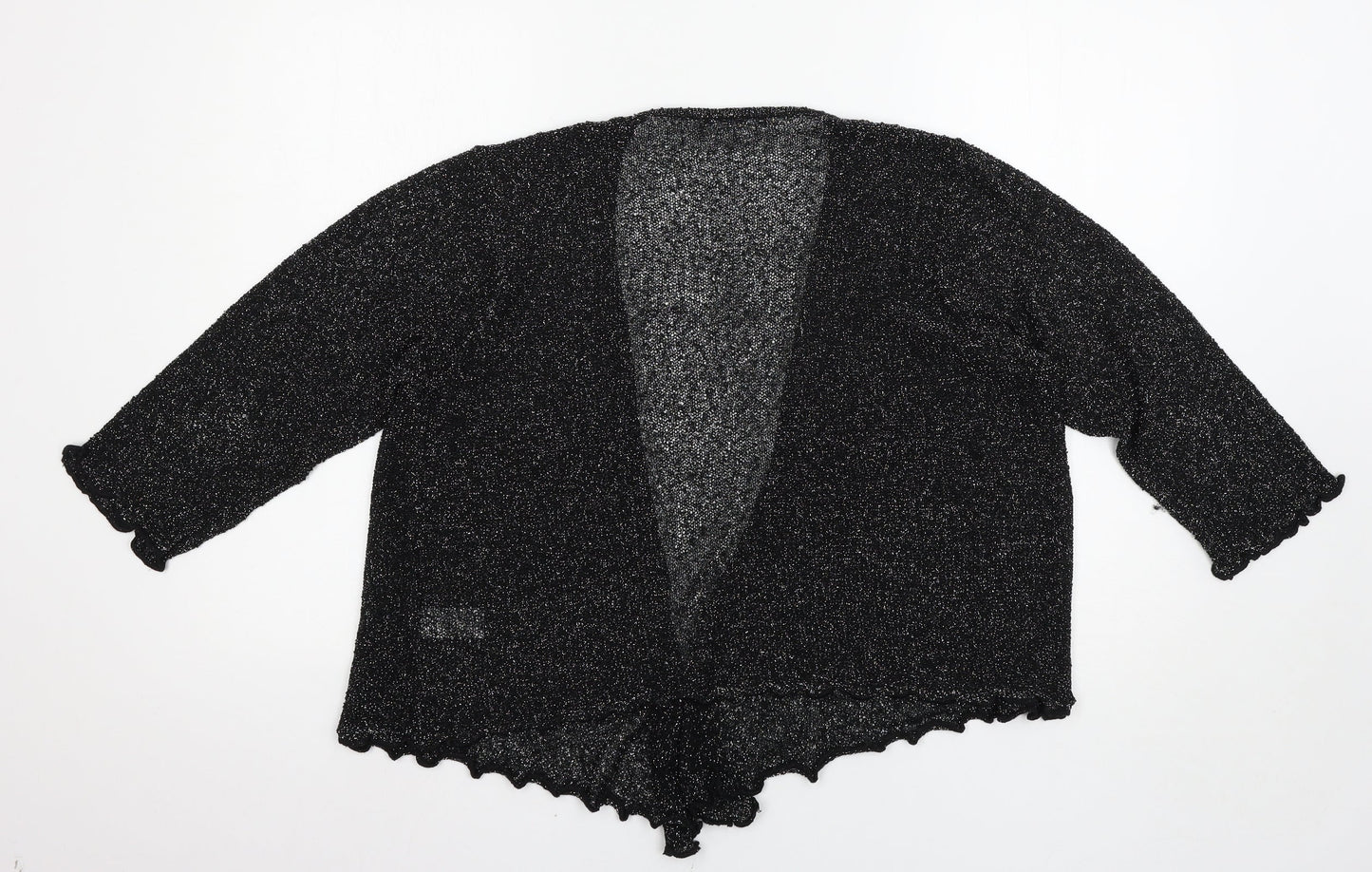 Womens UK Size M BM Black Cardigan Jumper