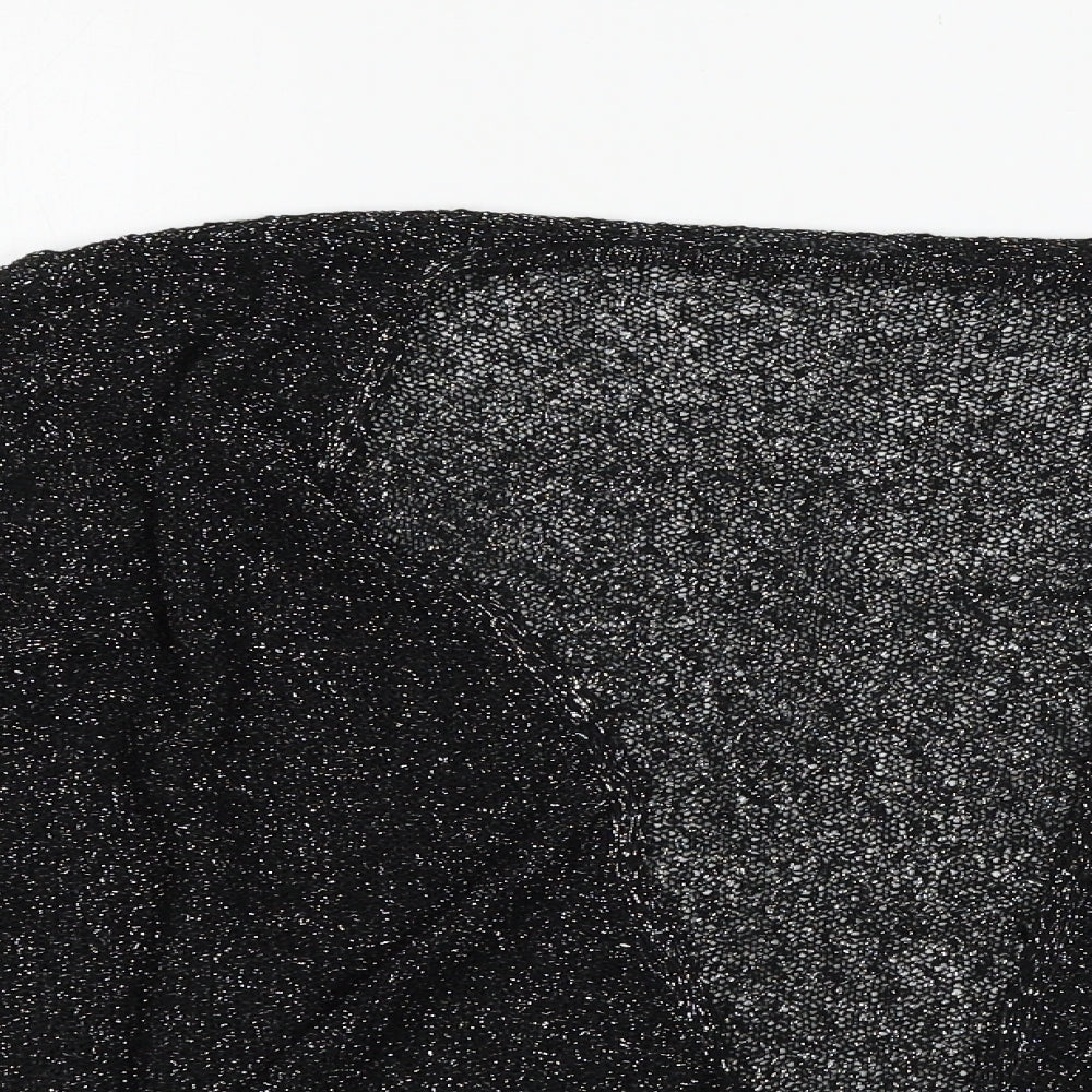 Womens UK Size M BM Black Cardigan Jumper