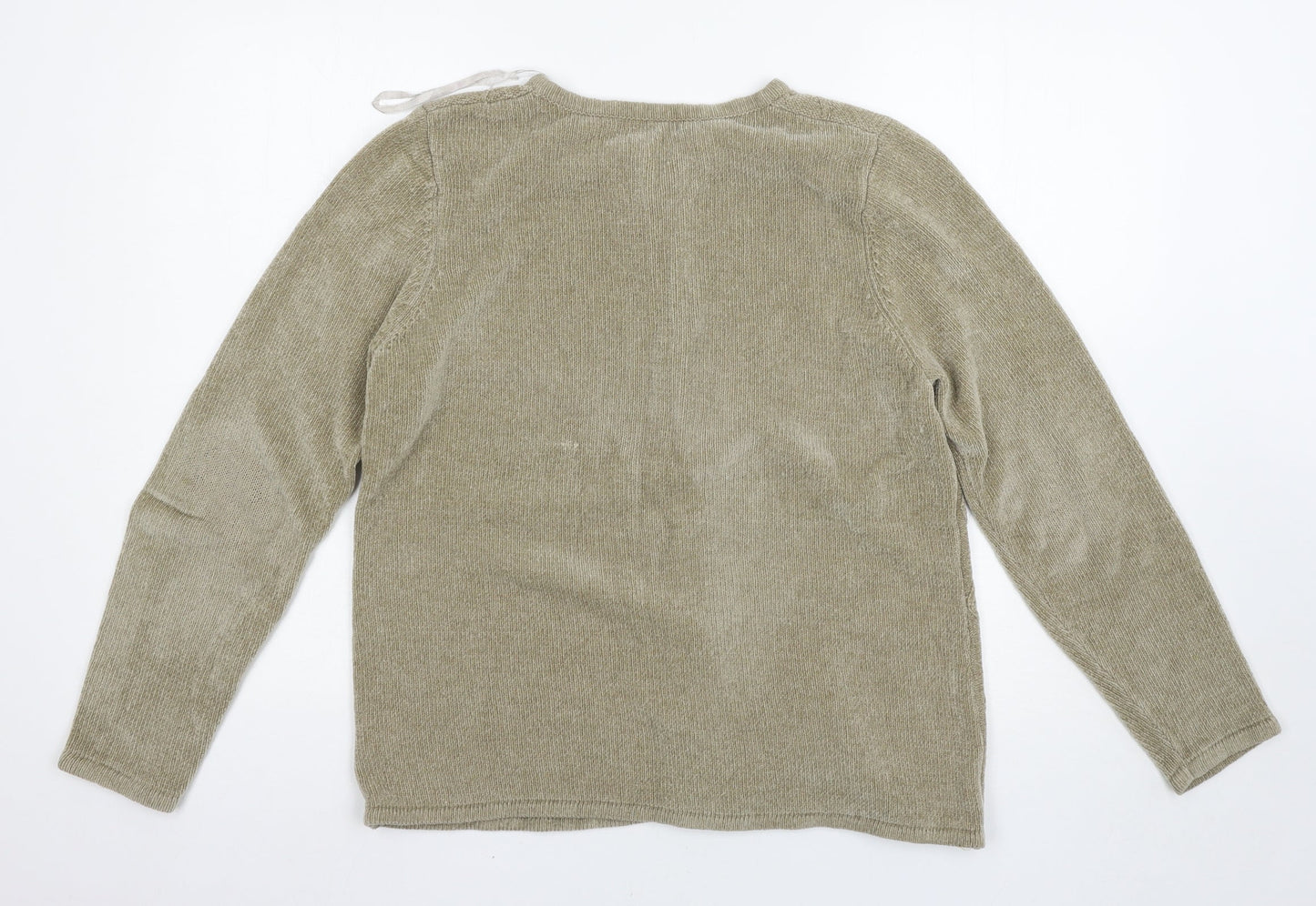Womens UK Size M Bonmarché Beige Cardigan Jumper