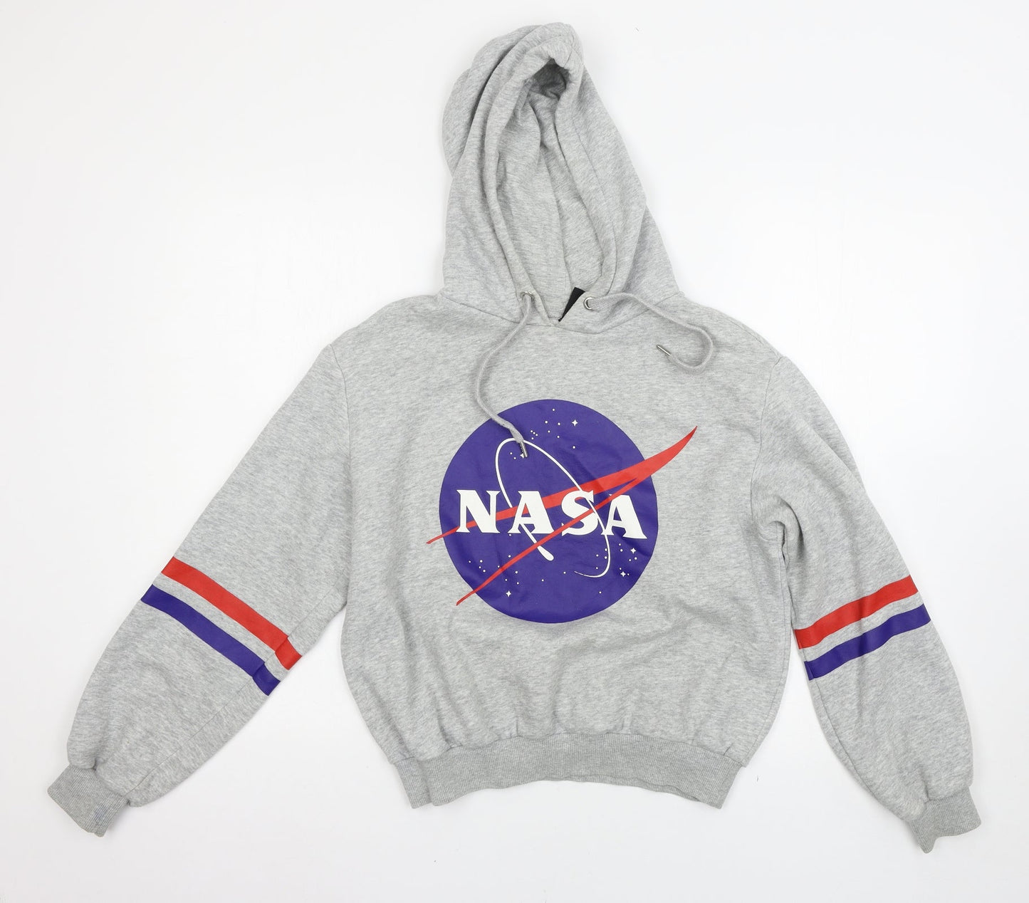 H&M Womens Grey   Pullover Hoodie Size S