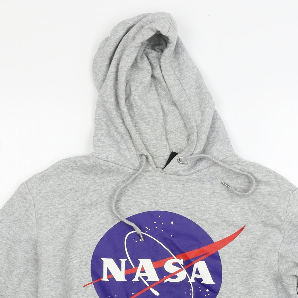 H&M Womens Grey   Pullover Hoodie Size S