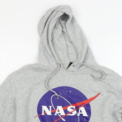 H&M Womens Grey   Pullover Hoodie Size S