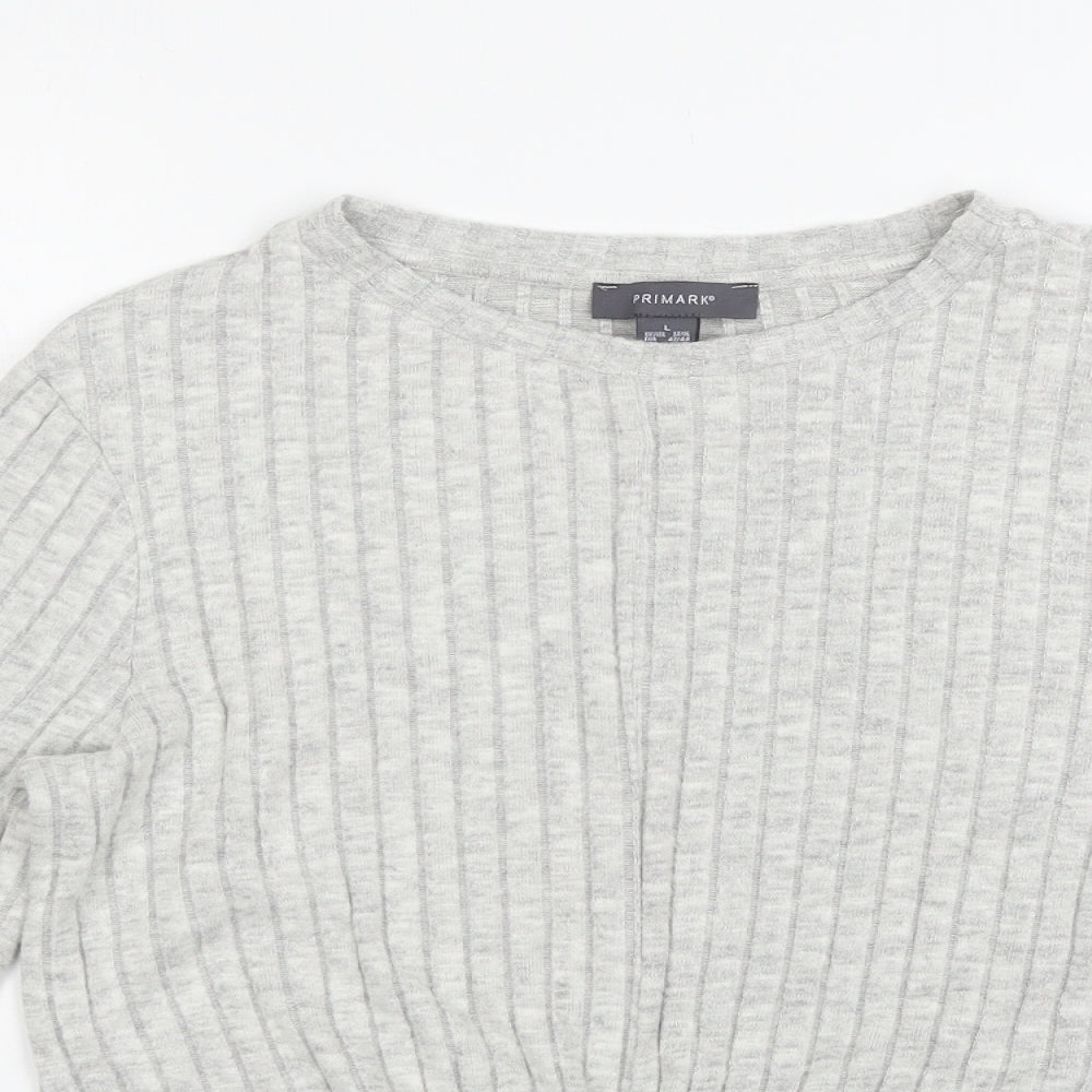 Primark Womens Grey   Pullover Jumper Size L