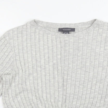 Primark Womens Grey   Pullover Jumper Size L