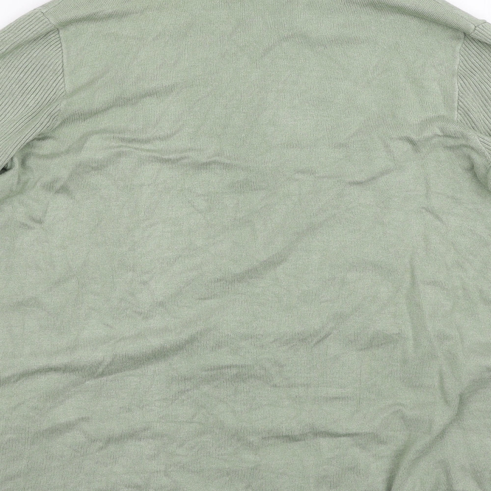 Eleven Womens Green   Cardigan Jumper Size M