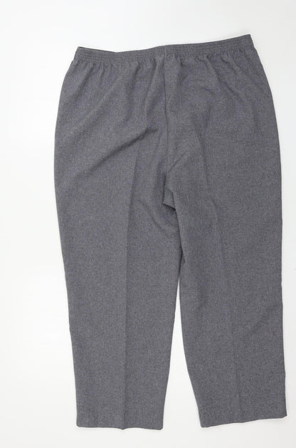 BM Womens Grey   Trousers  Size 18 L25 in