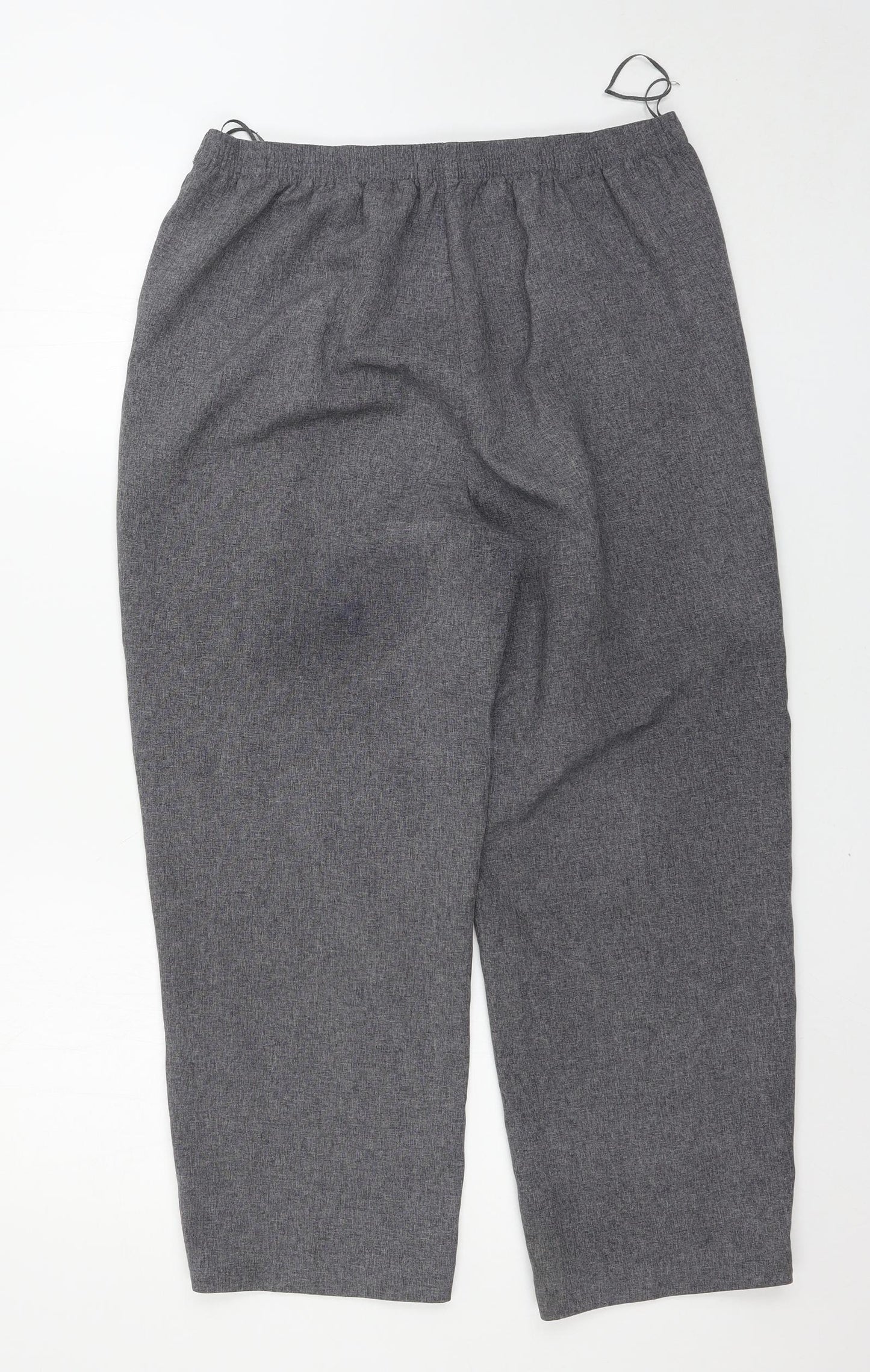 BM Womens Grey   Trousers  Size 12 L25 in