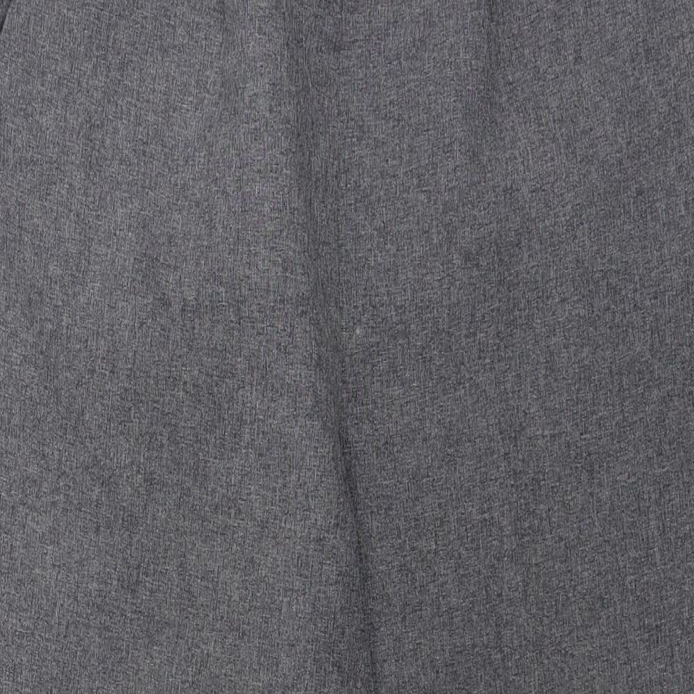 BM Womens Grey   Trousers  Size 12 L25 in