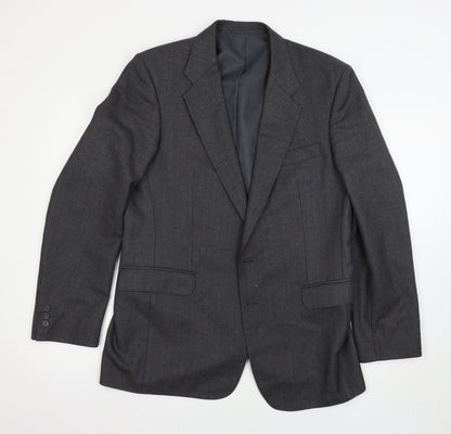Mens UK Size 40 Greenwoods Regular Grey Suit Jacket