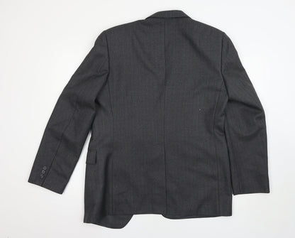 Mens UK Size 40 Greenwoods Regular Grey Suit Jacket