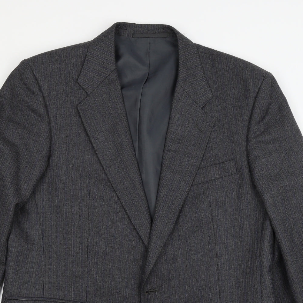 Mens UK Size 40 Greenwoods Regular Grey Suit Jacket