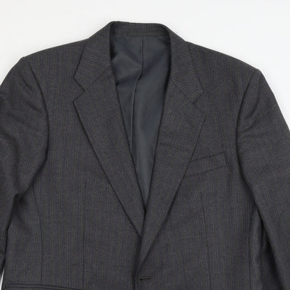 Mens UK Size 40 Greenwoods Regular Grey Suit Jacket
