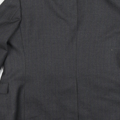 Mens UK Size 40 Greenwoods Regular Grey Suit Jacket