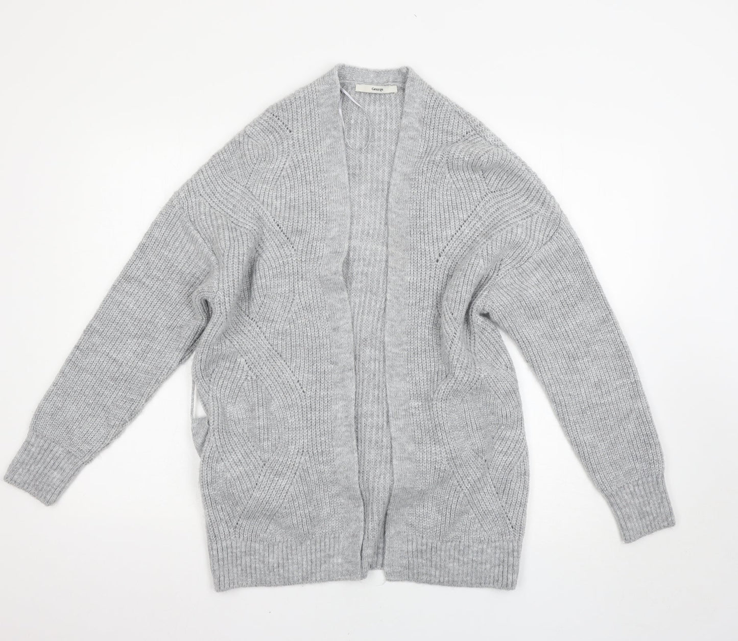 George Womens Grey   Cardigan Jumper Size XS