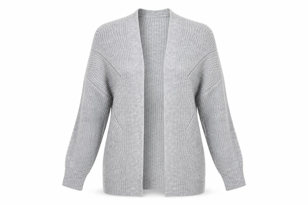 Womens UK Size XS George Grey Cardigan Jumper