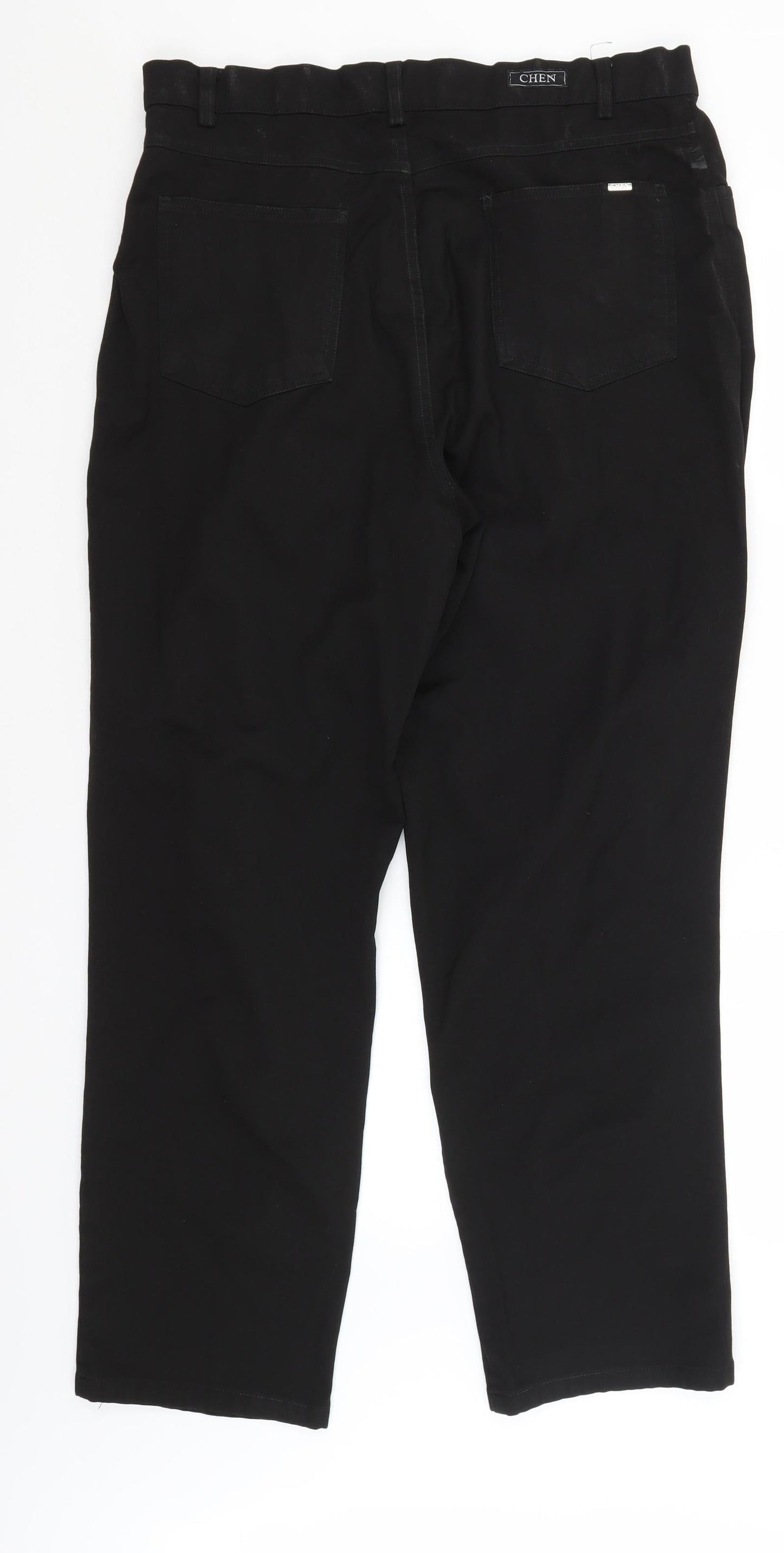 Preworn Mens Black   Trousers  Size 36 in L30 in