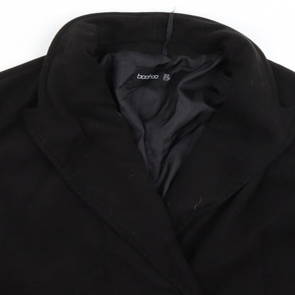 Boohoo Womens Black   Jacket  Size 14
