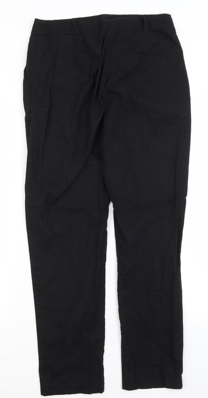 Womens UK Size 10 ASOS Regular Fit  Black Trousers