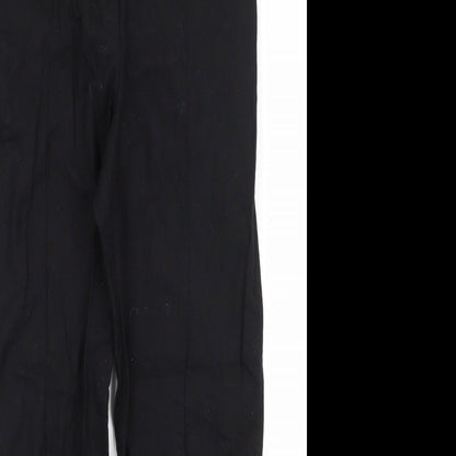 Womens UK Size 10 ASOS Regular Fit  Black Trousers