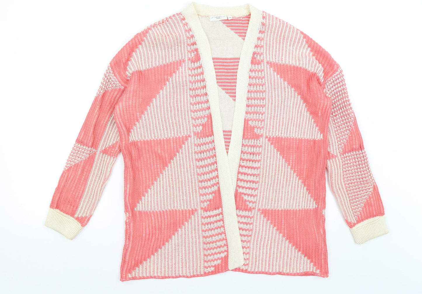 Womens UK Size 14 New Look Red Shrug Jumper
