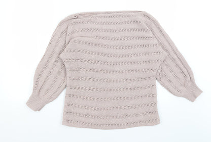 SheIn Womens Purple   Pullover Jumper Size S