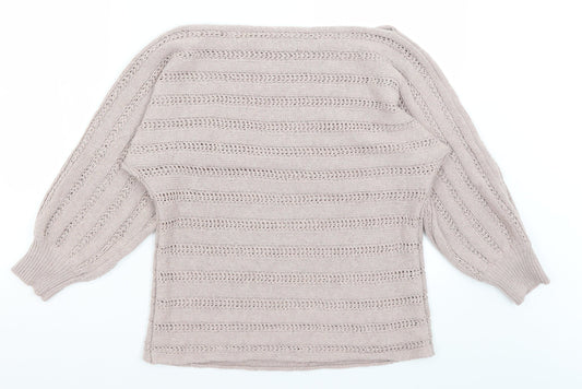 SheIn Womens Purple   Pullover Jumper Size S