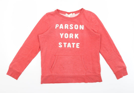 Womens UK Size M H&M Red Pullover Jumper