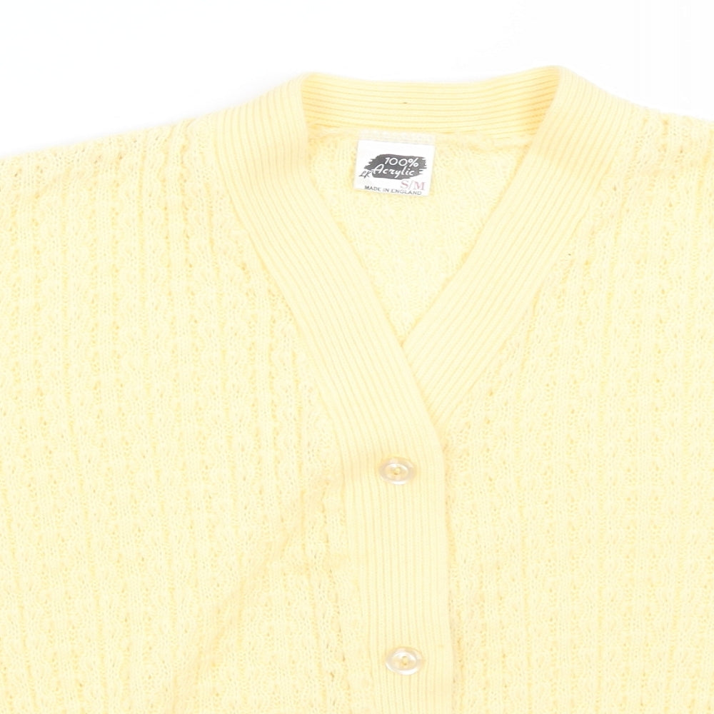 LK Womens Yellow   Cardigan Jumper Size S