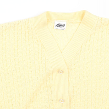 LK Womens Yellow   Cardigan Jumper Size S