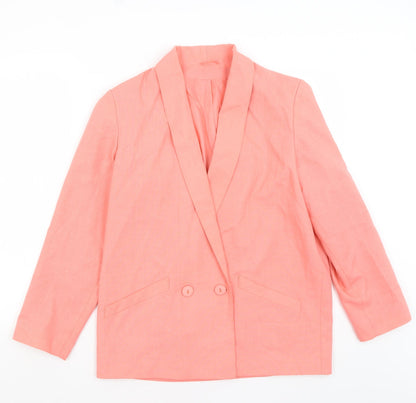 Womens UK Size 12 Richards Regular Pink Blazer
