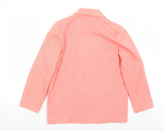 Womens UK Size 12 Richards Regular Pink Blazer