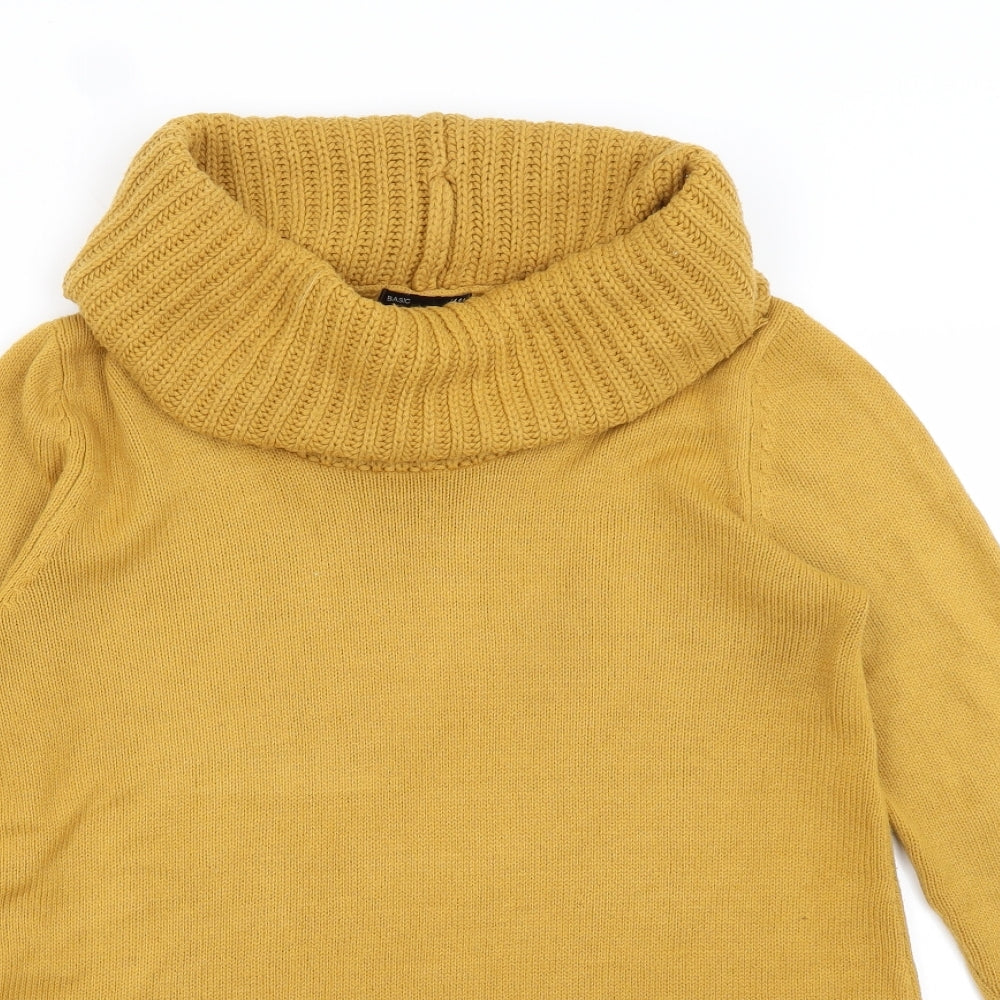 Womens UK Size S H&M Yellow Pullover Jumper
