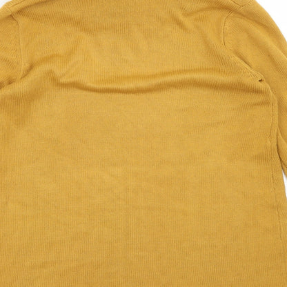 Womens UK Size S H&M Yellow Pullover Jumper