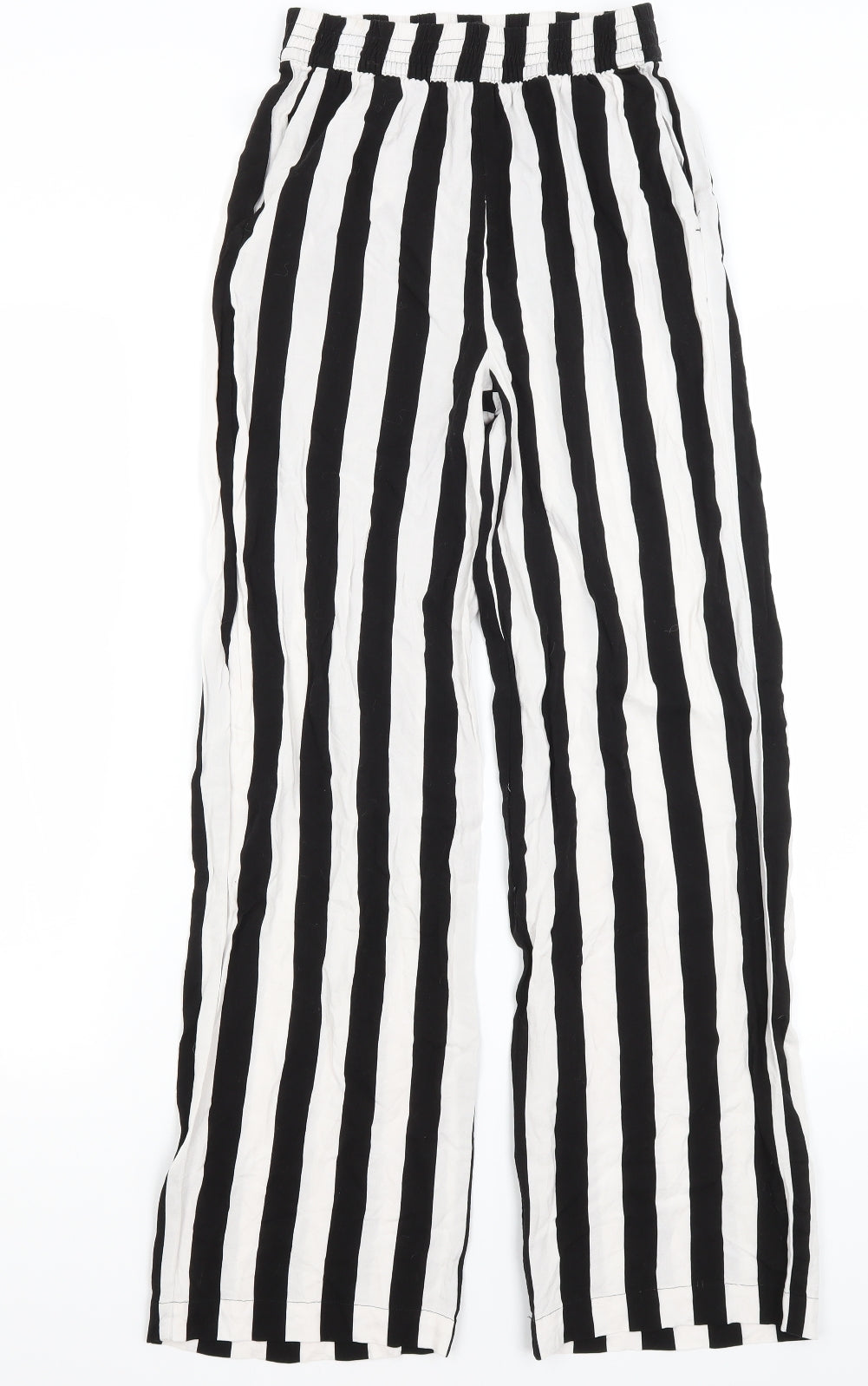 Womens UK Size 4 Divided Regular Fit  Black Trousers