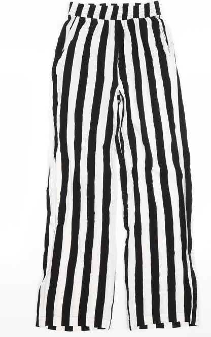 Womens UK Size 4 Divided Regular Fit  Black Trousers