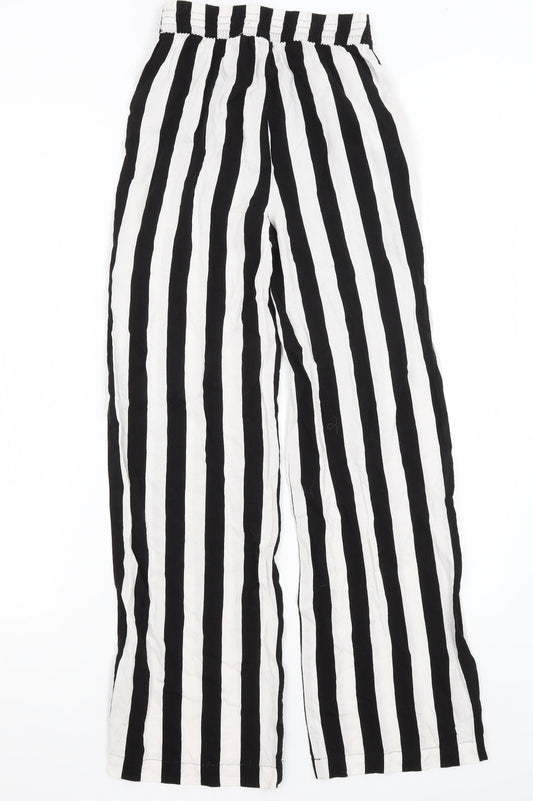 Womens UK Size 4 Divided Regular Fit  Black Trousers