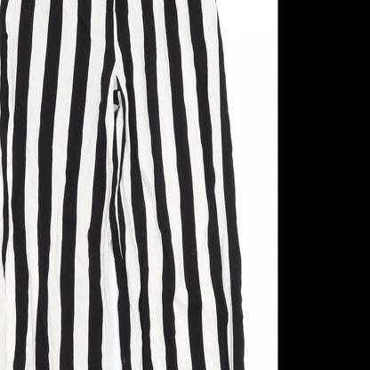 Womens UK Size 4 Divided Regular Fit  Black Trousers
