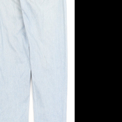 Topshop Womens Blue   Mom Jeans Size 26 in L26 in