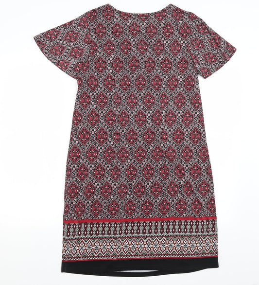 Intuition Womens Black Paisley  A-Line  Size 12