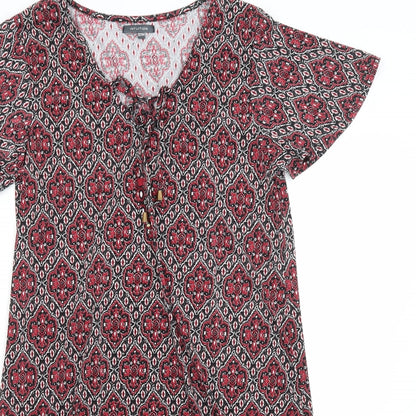 Intuition Womens Black Paisley  A-Line  Size 12