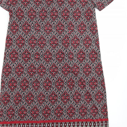 Intuition Womens Black Paisley  A-Line  Size 12