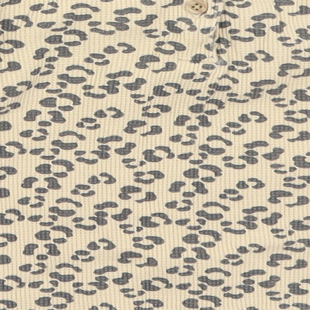 TU Baby Brown Animal Print  Basic T-Shirt Size 9-12 Months