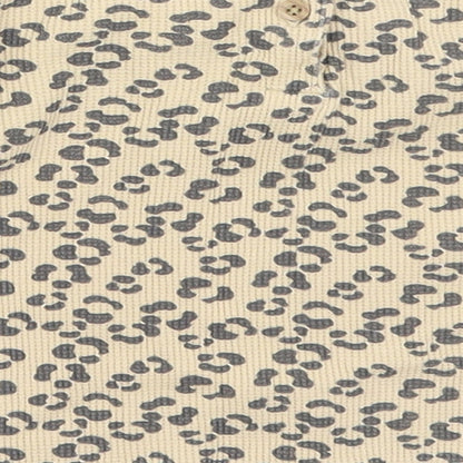 TU Baby Brown Animal Print  Basic T-Shirt Size 9-12 Months