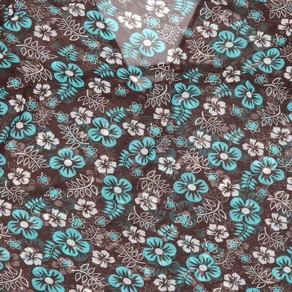 Preworn Womens Brown Floral  Kaftan  Size 14