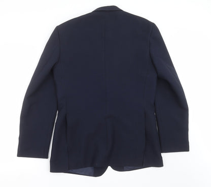 Mens UK Size 40 CLASSICS Regular Blue Suit Jacket
