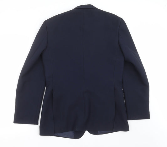 Mens UK Size 40 CLASSICS Regular Blue Suit Jacket