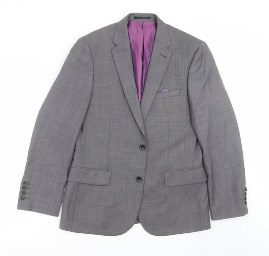 Mens UK Size 38 Taylor & Reece Regular Grey Suit Jacket